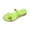 Green, variant on Beige Women'S Fashion Summer Rope Thick Bottom Hollow One-Strap Wedge Slippers For Vacation Wear