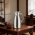 thumbnail image 3 of TIELUTT 1 Pcs Carafe à Café Thermique en Acier Inoxydable Carafe à Café Isolée Design Élégant Tasses à Double Paroi Verres Réutilisables avec Poignée Verres de Régime Verres Réutilisables Ensemble de Tasses en Verre Végane, 3 of 5