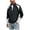 Black, variant on Mens Track Bomber Jacket Athletic Slim Short Stand Collar Full Zip Outer Coat, Ribbed Hem Cuffs Geometric Panel Design for Gym Runs Daily Commutes Red S