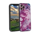 thumbnail image 1 of Compatible with iPhone 12 Pro Phone Case, Pink-Marble-4 Case Men Women, Flexible Silicone Shockproof Case for iPhone 12 Pro, 1 of 1