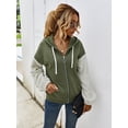 thumbnail image 4 of REDHOTYPE Women's Button Long Sleeve Brushed Jacket Coats with Pockets, 4 of 6