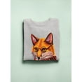 thumbnail image 3 of Fox Drinking Coffee Sweatshirt Women - Women Sweatshirt, Sport Grey, 5XL, 3 of 4