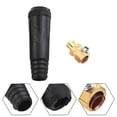 thumbnail image 2 of Connector Connector-Plug Tig 200Amp 2Pcs Set Black Dkj10-25 Soldering Tools Portable Welding Cable Board Connectors, 2 of 6