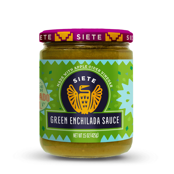 Pack of 6, Siete Green Enchilada Sauce, 15 oz