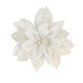 thumbnail image 2 of Adornos navideños, 1 pieza de decoración para árbol de Navidad, flores de imitación, material de tela, flores de imitación para bodas, fiestas, salones y otras decoraciones, regalos navideños, decorac, 2 of 6