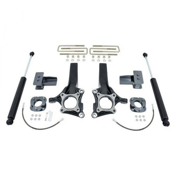 Maxtrac K883274 7 x 4 in. MaxPro Front & Rear Suspension Lift Kit for 2015-2017 Ford F-150