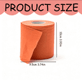 thumbnail image 3 of Orange Toilet Paper Multicolor Funny Novelty Toilet Paper Sustainable And Soft For Home Camping Trave, Printed Toilet Paper, 3 of 4