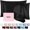 Black-2pcs, variant on Silk Pillow Cases Mulberry Silk Pillowcases Soft Breathable Both Sided Natural Silk Pillowcase with Zipper Beauty Sleep Silk Pillow Cases 1 Pc for Gift (Standard, Cornflower Blue)