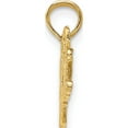 thumbnail image 2 of 14K Yellow Gold I Heart Volleyball Charm (11.2 X 25.9) Made In United States k8730, 2 of 5