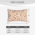 thumbnail image 6 of Bixox Red Wine Printed Pillow Protector,Super Soft Ideal for Home,Guests,Rentals - 20"x30", 6 of 8