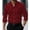 Red, variant on Xzbqbs Mens Dress Shirts Long Sleeve Casual Button Down Striped Shirt Wrinkle Free Regular Fit Formal Business Golf Shirts for Men