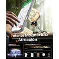 thumbnail image 4 of Funda para iPhone 17 Pro Max Gris, Compatible con MagSafe, Protección contra Caídas, Carcasa Magnética Translúcida Mate con Protección de Cámara 6.9", 4 of 6