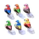 thumbnail image 2 of 6 piezas de pájaros artificiales de simulación de espuma con plumas artificiales, adornos decorativos para árboles, arreglos florales para decoración, 2 of 9