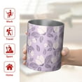 thumbnail image 5 of Floral 12oz Stainless Steel Coffee Mug – Double-Wall Insulated Cup with Spill-Resistant Lid, 360° Full-Print Design, Keeps Drinks Hot & Cold for Home, Office, Travel,Thanksgiving,Christmas, Spring, 5 of 5