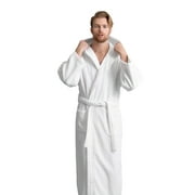 Men's Hooded Bathrobe Comfortable, Absorbent Terry