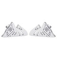 thumbnail image 2 of Stainless Steel Earrings Minimalist Mountain Stud Earrings for Women Men Simple Jewelry Birthday Party Wedding Gift, 2 of 4