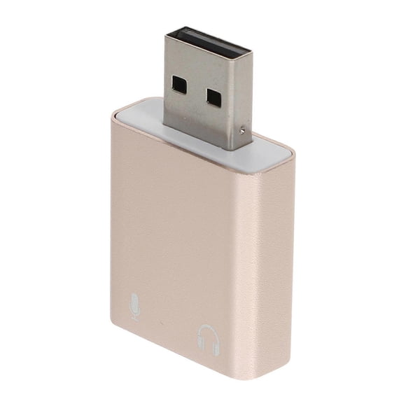 Pc External Sound Card 7.1 Channel Sound Widely Compatible For Content Creators Rectangular 1Pack
