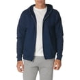 thumbnail image 3 of Sudadera con capucha Hanes Full-Zip Eco-Smart para hombre Azul Marino XXL, 3 of 7