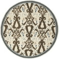 thumbnail image 3 of Martha Stewart  by  Ikat Pendant Wool Rug Mariner 4' x 6' 4' x 6' Indoor Living Room Rectangle, 3 of 4