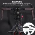 thumbnail image 4 of Bike Handlebar Wraps antideslizante Elástico Bicicleta Cinta autoadhesiva Ligero Ligero Ciclismo Protección Protección Blanco 2 piezas / Caja Kearding OD003396-05B, 4 of 7