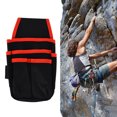 thumbnail image 4 of Tool Pocket Pouch, Multiple Pockets Easy Access Tool Pouch Waist Bag Mini Large Opening with Waist Belt for Maintenance Work Blue Edge,Red Edge,Black Edge, 4 of 7