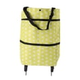 thumbnail image 4 of LABSERRON Collapsible Rolling Tote with Wheels for Shoppers and Travelers Multi 1Pcs, 4 of 8