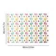 thumbnail image 3 of DPTALR Serviette de Table en Coton Imprimée en Tissu de Pâques Œufs, 3 of 6