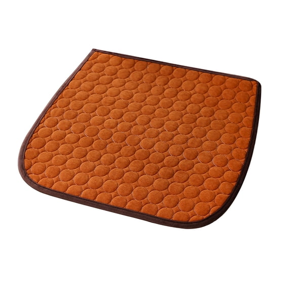 Office Seat Cushion 48 cm x 44 cm with Click Join System Piece-Slide Straps, Fabric Padding, 1 cm Thick, for Office Student Dining Chairs