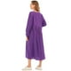 thumbnail image 5 of Vestido de color sólido para mujer, cuello en V, manga larga, puño elástico, fruncido, vestido MABOTO Vestido de color liso, 5 of 7