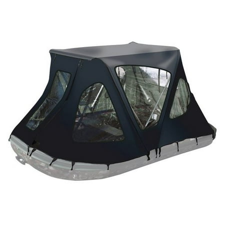 ALEKO BWTENT250BK Winter Canopy Boat Tent Rain Sun Wind Snow Waterproof Shelter Covering for Inflatable Boat,