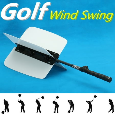 Golf Swing Power Fan Resistance Practice Training Aid Grip Train Trainer