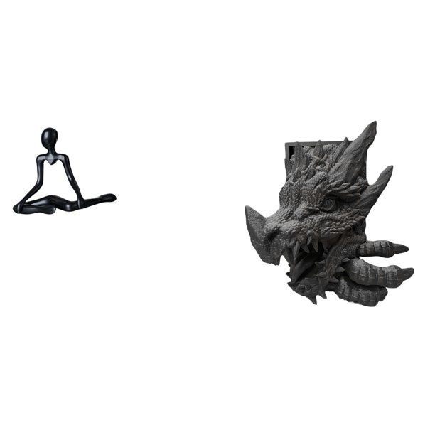 Figura de escritorio,Escultura abstracta de pensador para decoración de oficina y hogar.,Figura de mesa,Estantes de sujetalibros Estatua de sujetalibros,Sujetalibros decorativos para libros