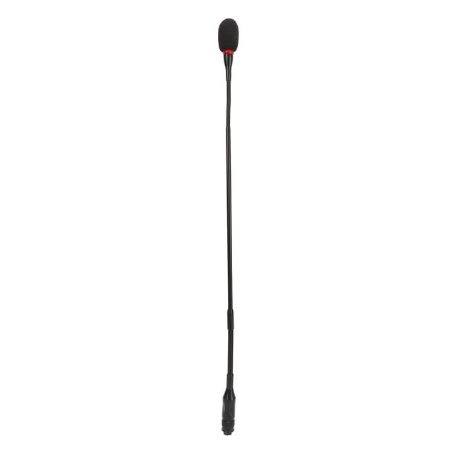 Micrófono De Cuello De Cisne, Micrófono De Condensador De Cuello De Cisne Flexible De 3 Pines Con Enchufe Recto Para Salas De Conferencias