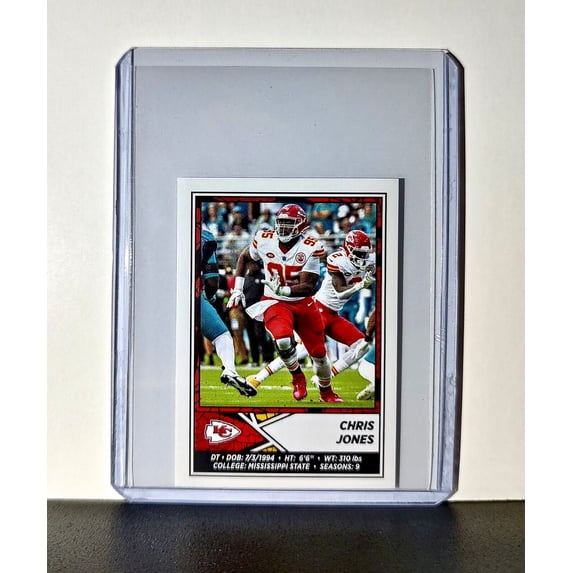 Chris Jones 2024 Panini NFL Sticker #256 Kansas City Chiefs