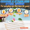 thumbnail image 4 of Juego de cucharas para mezclar cócteles The Little Green Change Rose Gold, 4 of 9