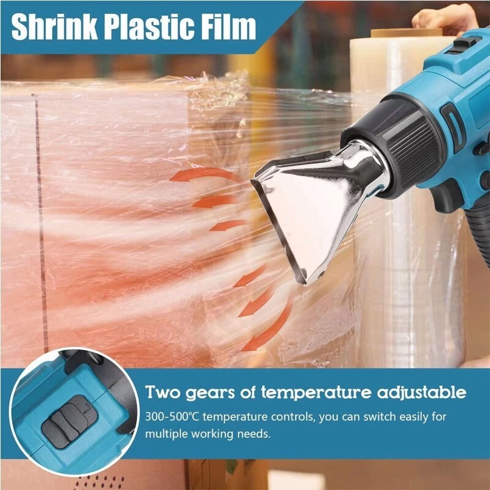 Cordless Electric Heat Gun Welding Gun Hot Air Gun for Makita 18V Battery