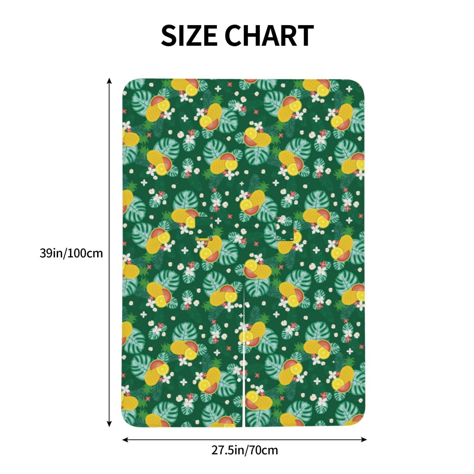 Naloa Tropical Fruit Baby Car Seat Cover, Breathable Baby Carrier Cover, Multiuse Baby Carrier Cover & Nursing Breastfeeding Cover