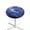 Dolphin Violet Blue Galaxy Butterfly, variant on SEANATIVE 24 Inch Round Cocktail Tablecloth Washable Fitted Cocktail Table Cloth Easy to Clean Table Top Covers with Elastic Edge for Indoor Outdoor 24'' Diameter, Donuts Love Star Pattern