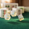 thumbnail image 4 of Natural Crystal Dice, 16mm 6-Sided D6 with Gold Pips, Polished Hand-Carved Stone Die for Tabletop Board Games, Tarot Divination, Ornament & Home Decor, 1Pc, 4 of 7