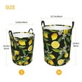 thumbnail image 2 of Lsque Lemon Fruits Flowers Leaves pattern Laundry Hamper Basket, Tall Woven Rope Hamper Basket for Clothes, Lightweight Storage Basket, Collapsible Waterproof-Small, 2 of 8