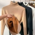 thumbnail image 6 of Turtle Neck Winter Sweater Women Elegant Thick Warm Female Knitted Pullover Loose Basic Knitwear Jumper Drop Shipping, 6 of 22