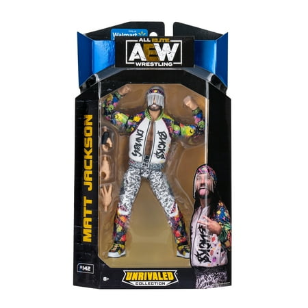 AEW Unrivaled Matt Jackson - 6-Inch Figure with Entrance Jacket and Alternate Hands (Walmart Exclusive)