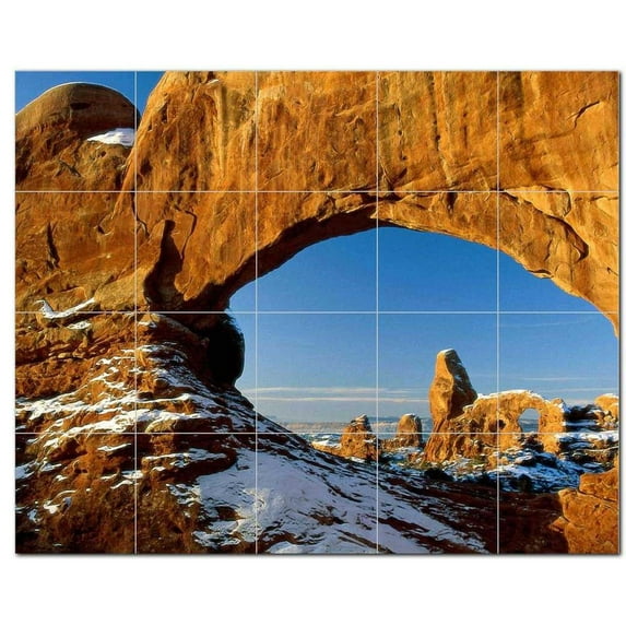 National Park Ceramic Tile Mural Kitchen Backsplash Bathroom Shower, 405672-M54