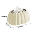 thumbnail image 2 of Pumpkin Shaped Paper Box, Tissue Storage Boxes for Office Living Rooms, 2 of 6