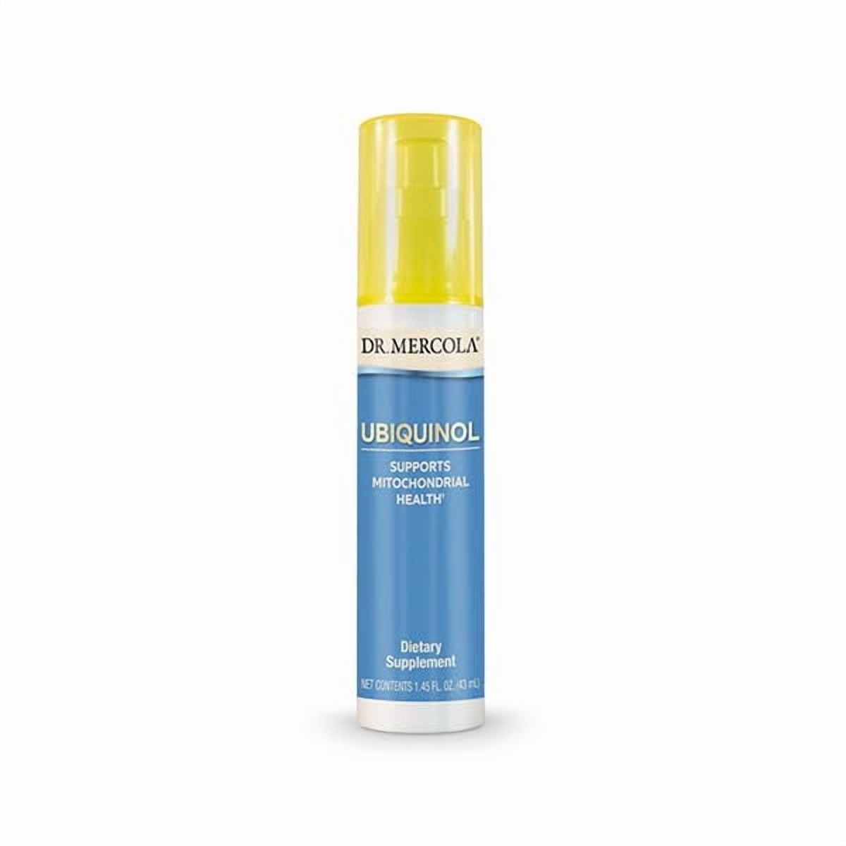 Dr. Mercola Ubiquinol Liquid Pump, 1.45 Fl. Oz. (43 mL), About 18 Servings, Dietary Supplement, Supports Mitochondrial Health, Non-GMO