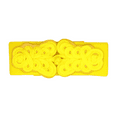 thumbnail image 2 of Women Yellow Elastic  Belt Hip High Waist Braided Buckle S M, 2 of 11