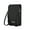 Black (Jacquard), variant on Nautica Catalina Vegan Leather RFID Womens Crossbody Cell Phone Purse Holder Wallet
