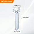 thumbnail image 2 of Uxcell 10pcs Small Wrench Open End Thin Wrench 11x70x1.5mm Metric U-Shaped Spanner, 2 of 7