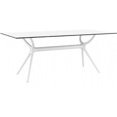 thumbnail image 1 of Siesta ISP715-WHI 71 in. Air Rectangle Table, White, 1 of 12