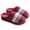Hot Pink, variant on Couples Men Women On Furry Flat Home Winter Round Toe Keep Warm Spotted Cow Slippers Shoes - w31-Brown